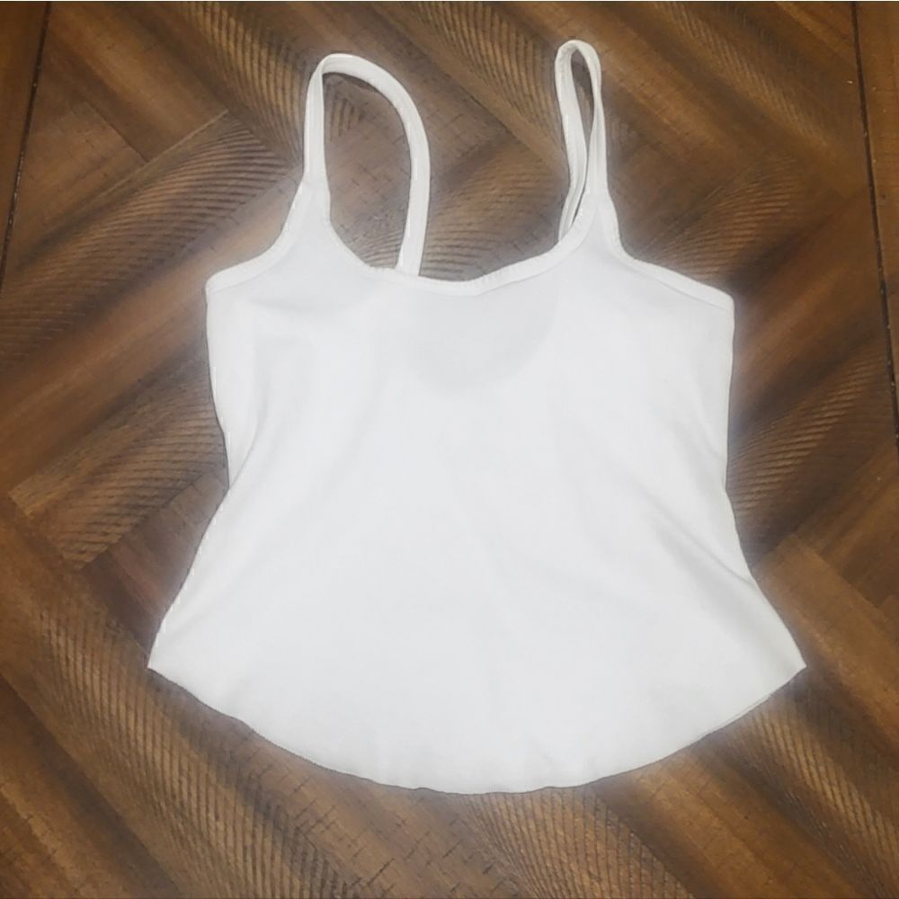 Free People Ribbed Scoop Neck Tank Medium White